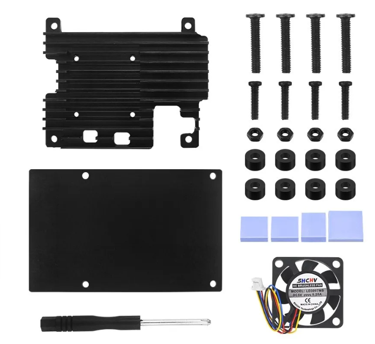 Raspberry Pi 5 Aluminium Case with PWM Fan