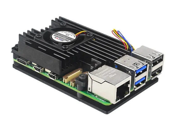 Raspberry Pi 5 Aluminium Case with PWM Fan