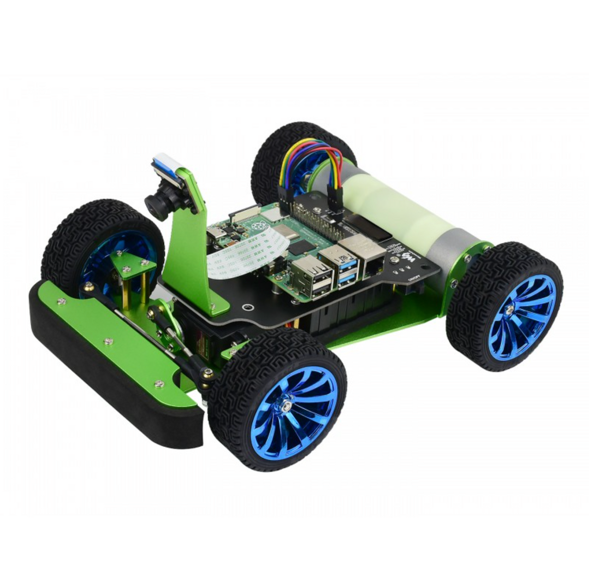 PiRacer, AI Racing Robot Powered by Raspberry Pi 4 (NOT included)