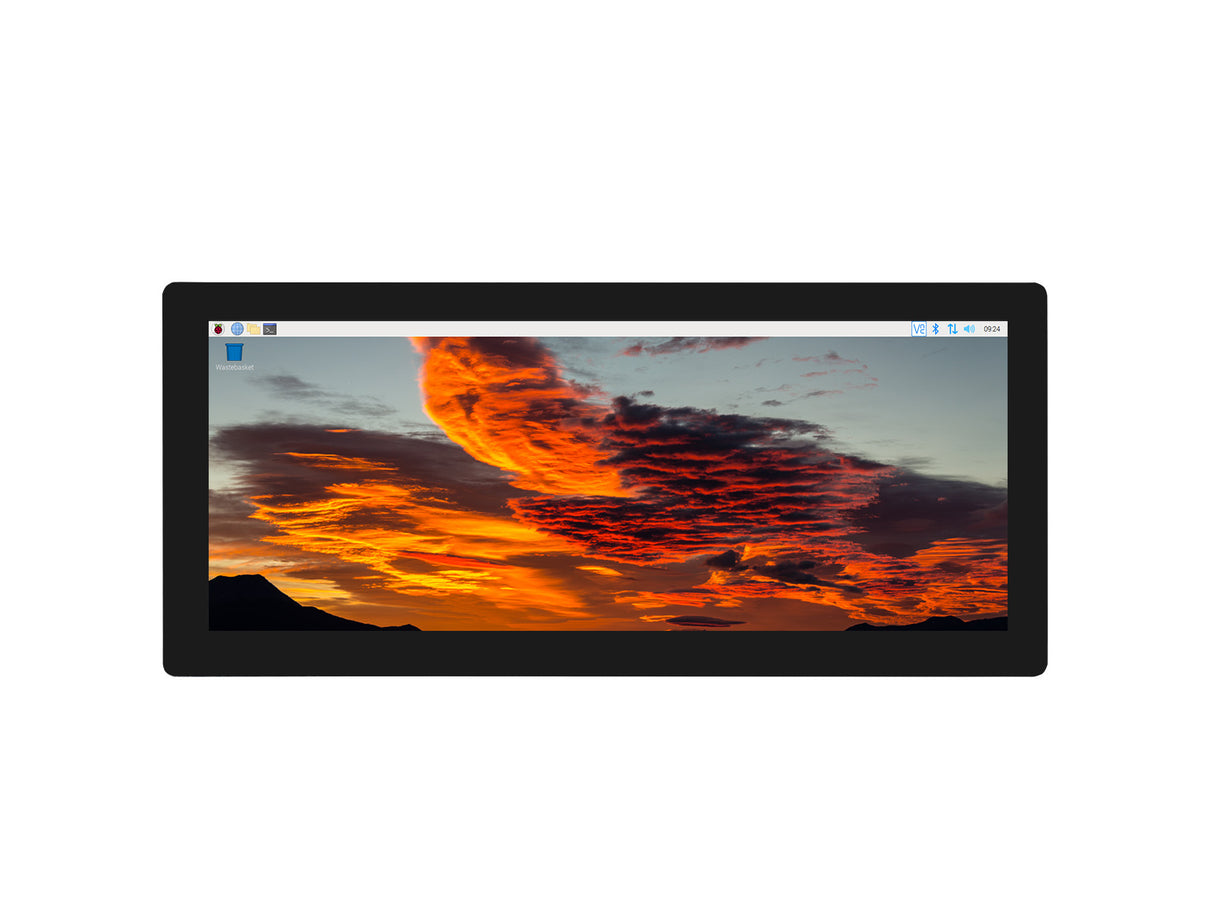 12.3" Capacitive Touch IPS LCD - 1920x720, HDMI, Toughened Glass