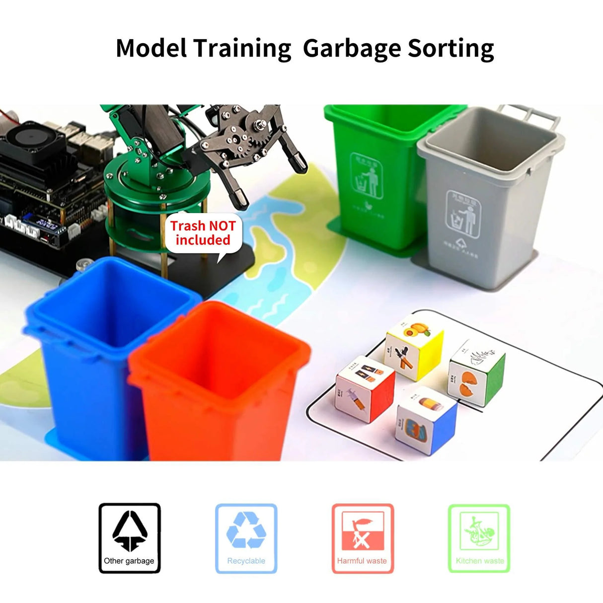 Yahboom DOFBOT AI Vision Robotic Arm with ROS Python programming for Raspberry Pi 5