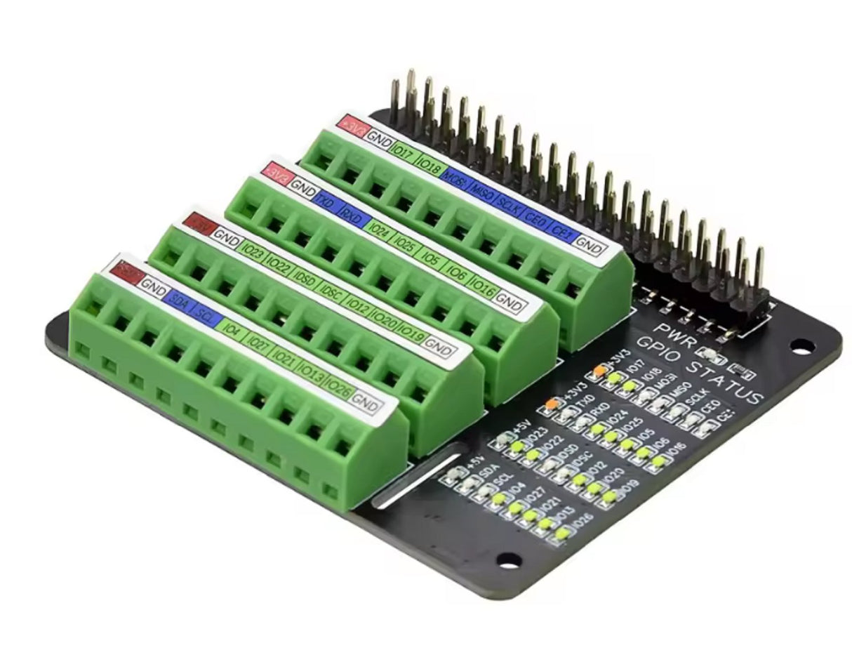 Raspberry Pi GPIO Expansion Extension Board Screw Terminal Hat