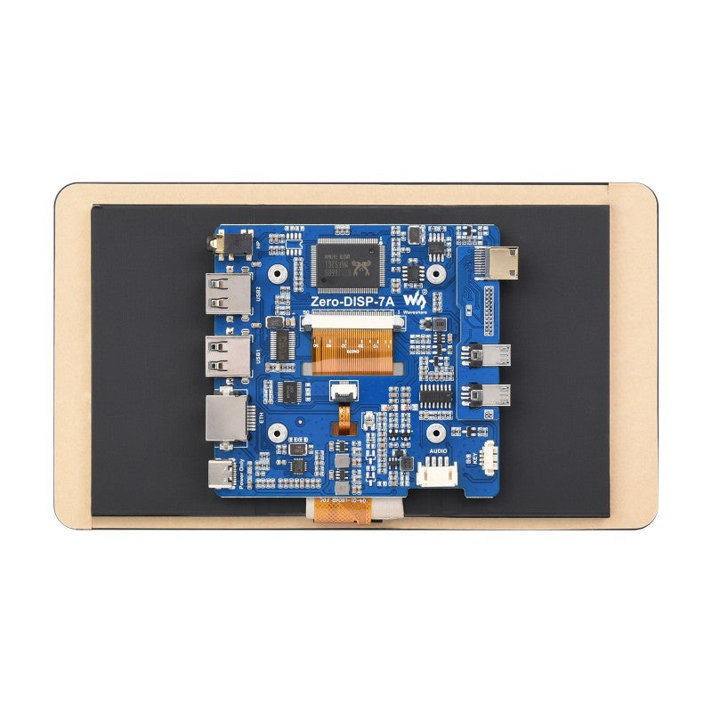 7″ Touch Display Kit For Raspberry Pi Zero, With IPS Display Expansion Board, 1024×600, 5-point Capacitive Touch