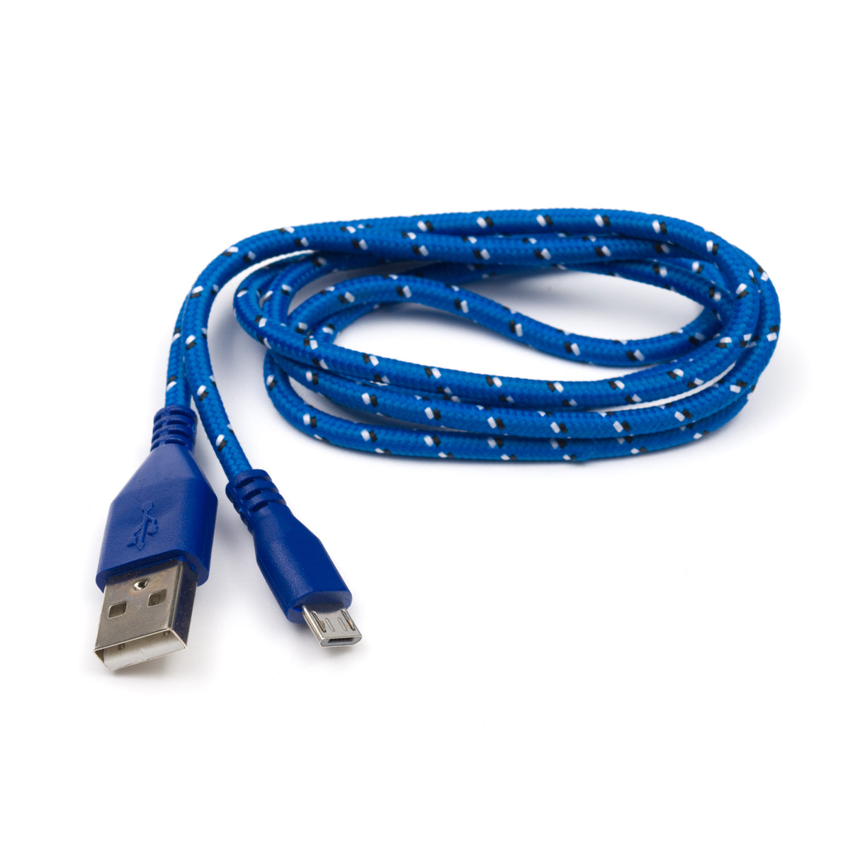Pico USB Patterned Fabric Cable - A/MicroB 1m