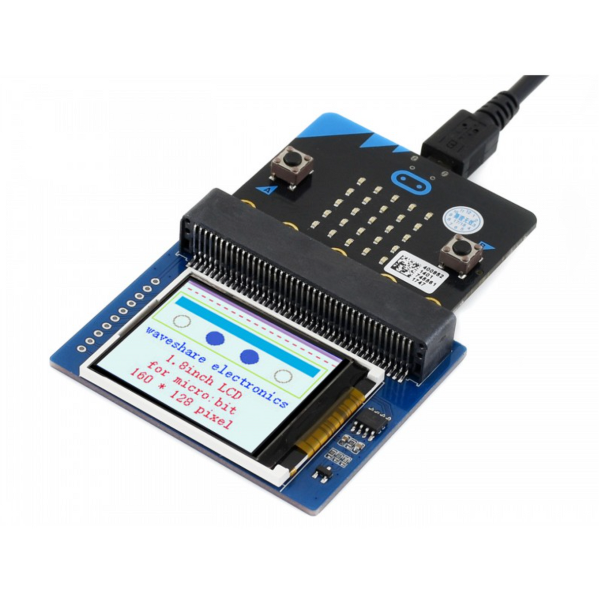 1.8inch colourful display module for micro:bit, 160x128
