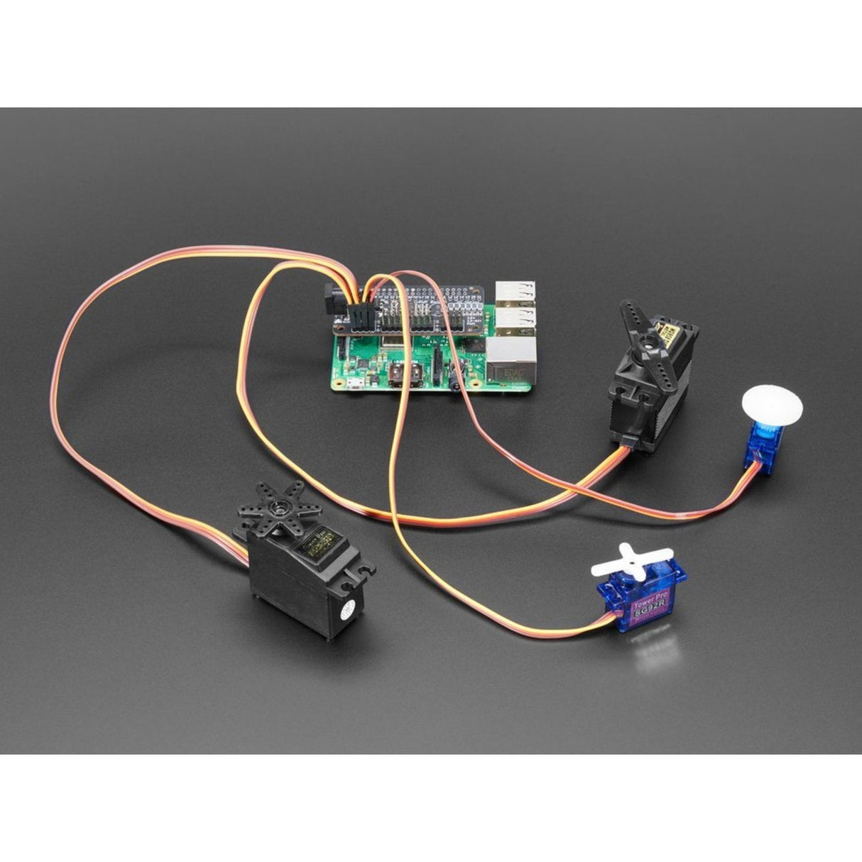 Adafruit 16-Channel PWM / Servo Bonnet for Raspberry Pi