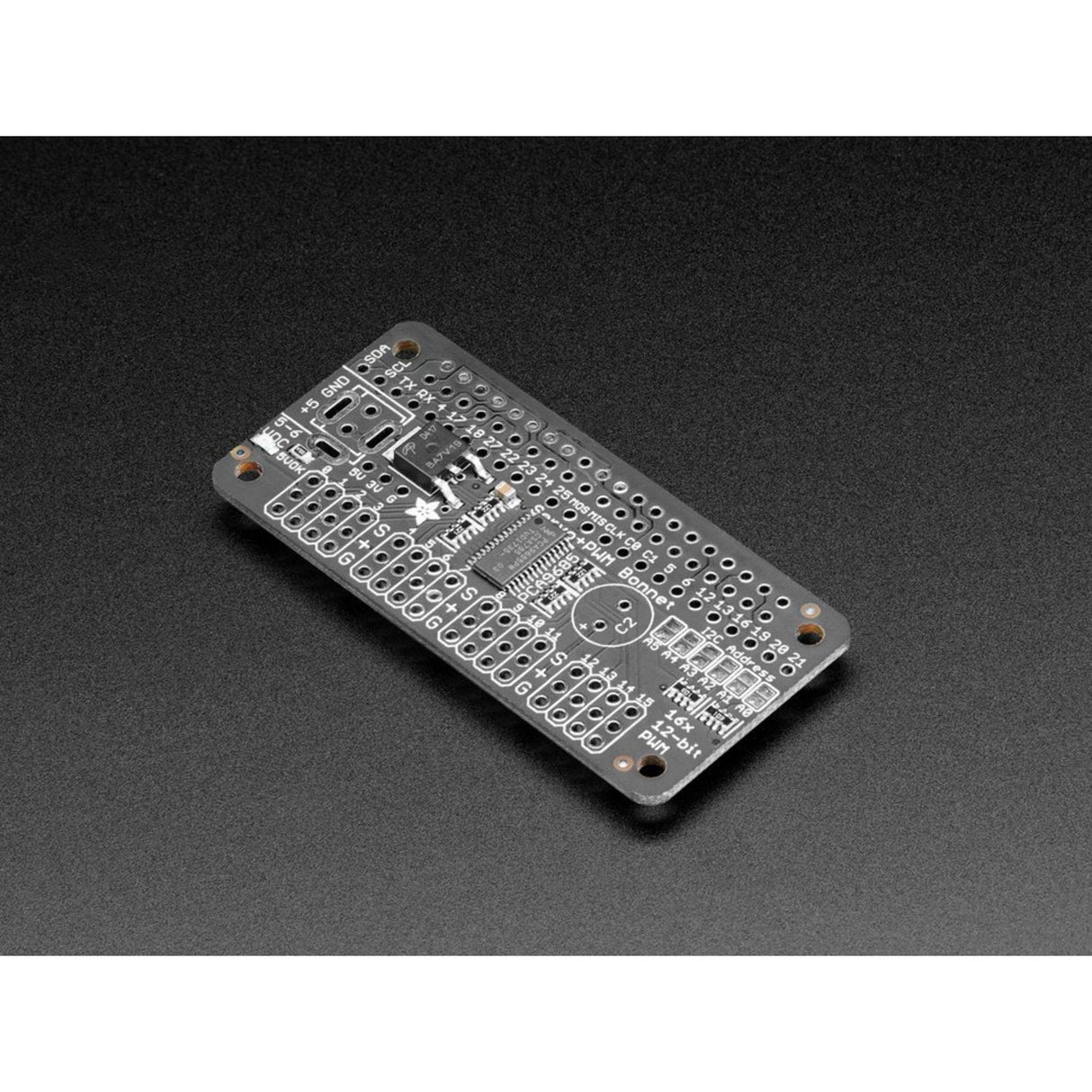 Adafruit 16-Channel PWM / Servo Bonnet for Raspberry Pi