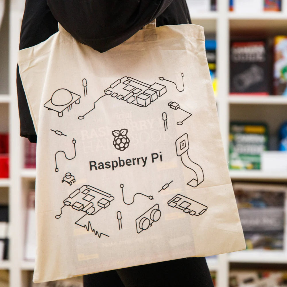 Official Raspberry Pi Natural Cotton Tote Bag