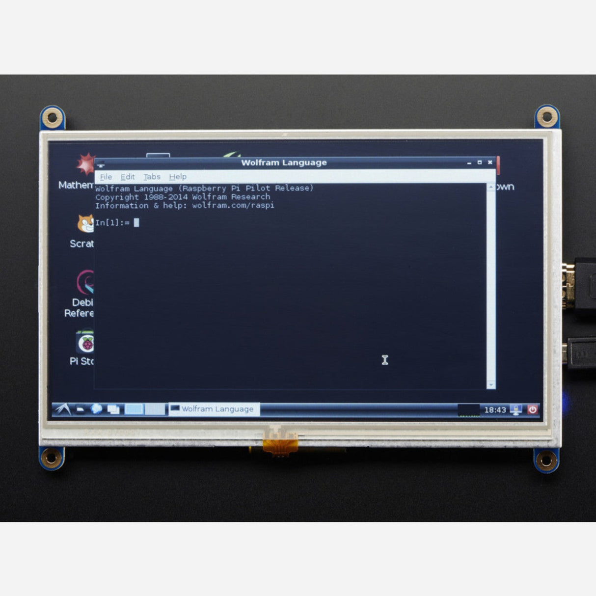 HDMI 7 800x480 Display Backpack - With Touchscreen