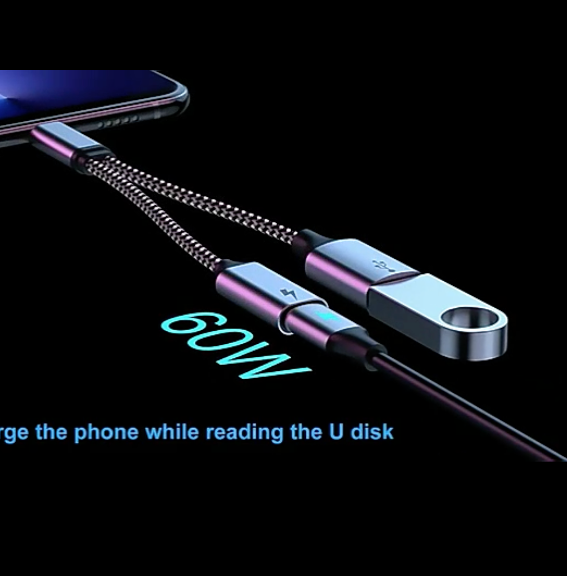 High quality type C OTG Adapter splitter USB C Female and USB A Female