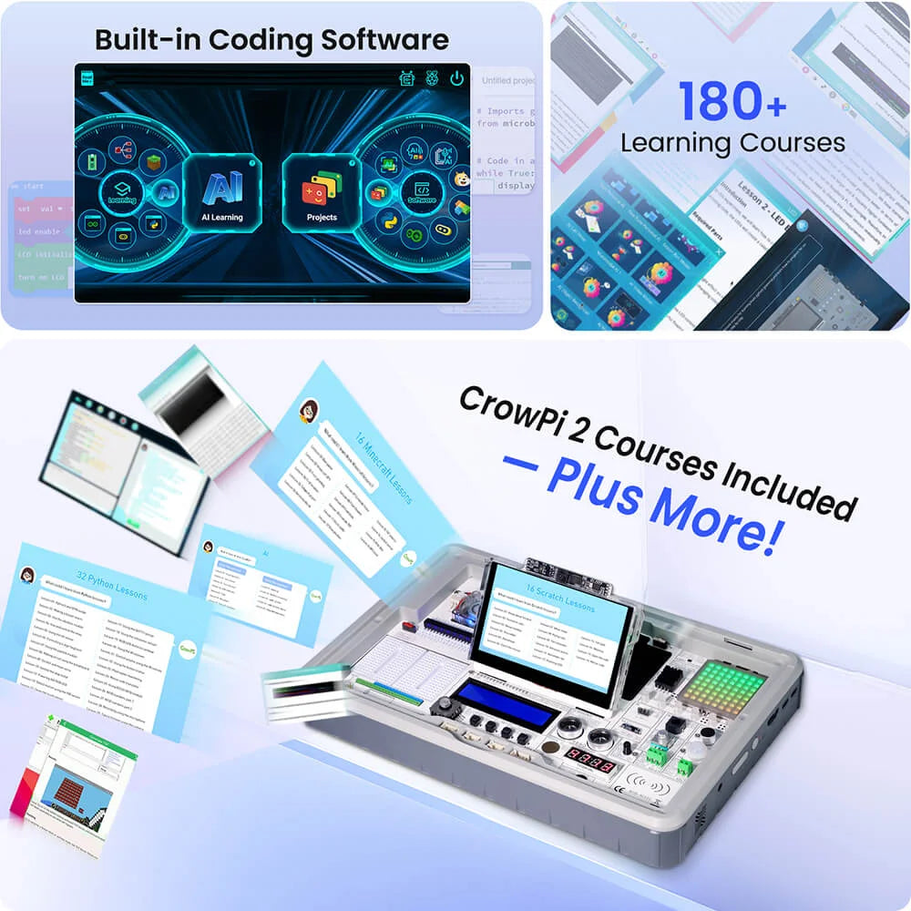 CrowPi3 - Al Learning and Development Station - Basic Kit – Pi Australia