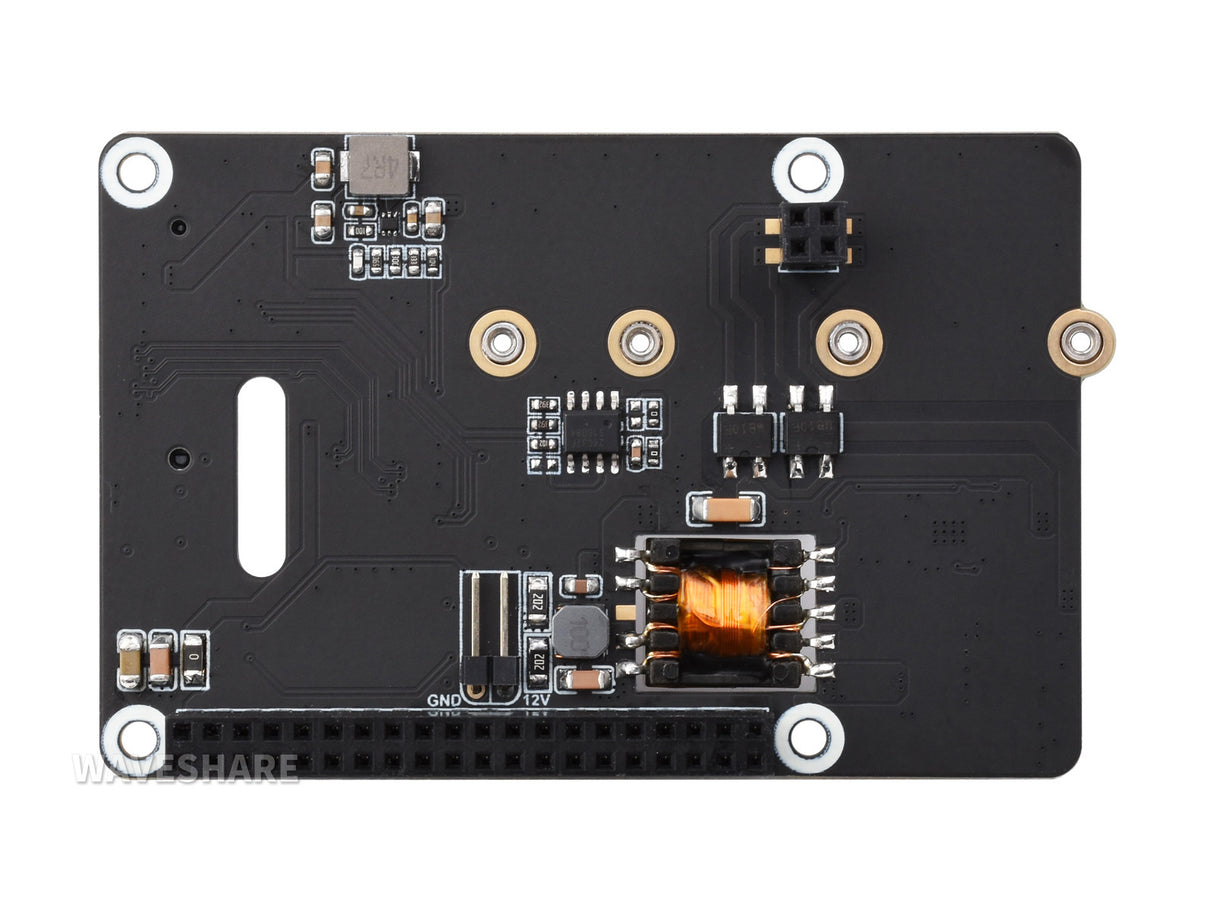 Raspberry Pi 5 PCIe to M.2 NVMe SSD Adapter with PoE Function (B)