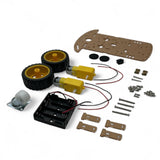 Robot Chassis base with 2 wheels with AA-Battery Pack