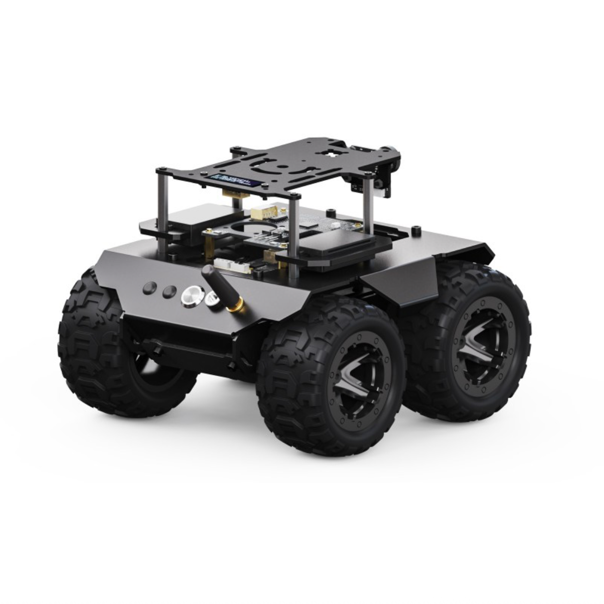 RaspRover 4WD AI Robot for Raspberry Pi 5 – Dual Controllers, Metal Body, Computer Vision