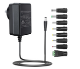 12V 3A Power Supply with Multiple Plugs