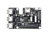 Raspberry Pi 5 PCIe HAT – USB 3.2 Gen1, M.2 NVMe SSD Support