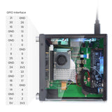 Mini PC Case With 1.3” OLED Screen For Raspberry Pi 5