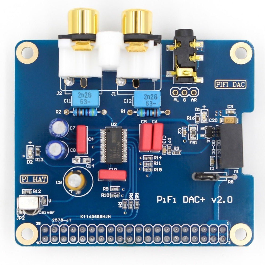 HIFI DAC Audio Sound Card Module I2S interface for Raspberry Pi – Pi ...