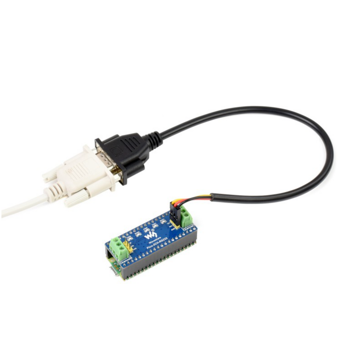 2-Channel RS232 Module for Raspberry Pi Pico, SP3232EEN Transceiver, UART To RS232