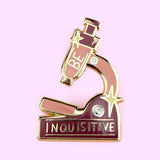 Be Inquisitive Lapel Pin