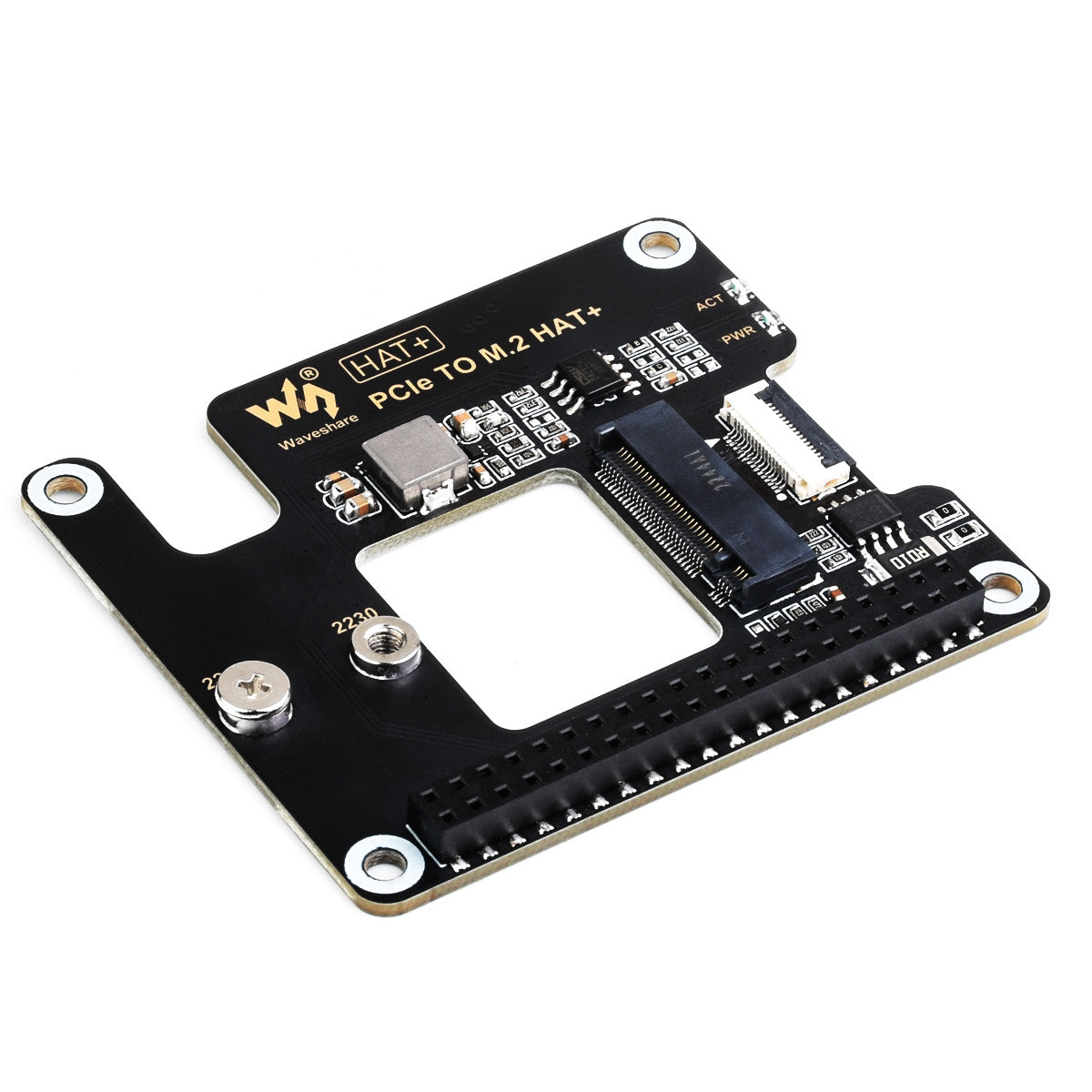Raspberry Pi 5 PCIe to M.2 NVMe SSD Adapter HAT – Pi Australia